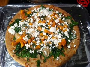 img 3417 - Butternut Squash and Goat Cheese Pizza